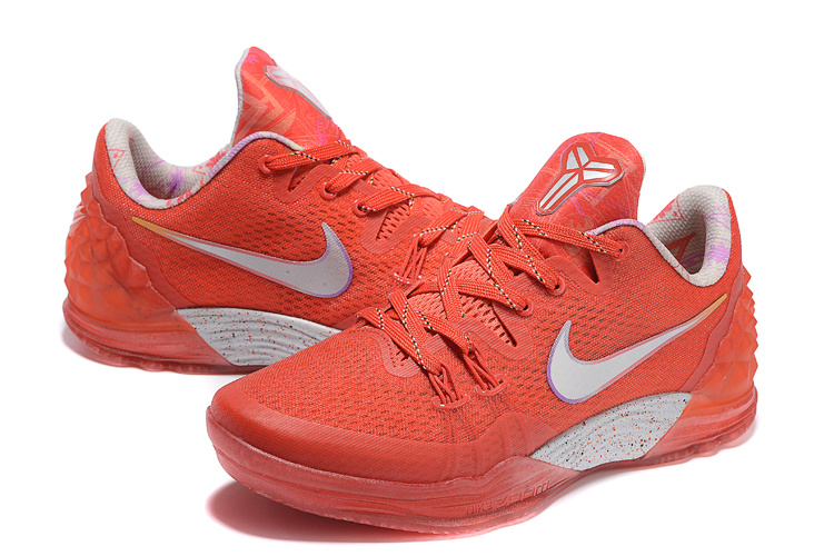 Men Nike Kobe Bryant Venomenon 5 Red White Shoes